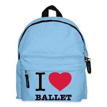 J’AIME LE BALLET Ballett - Sac à dos Enfant - bleu clair - Devant