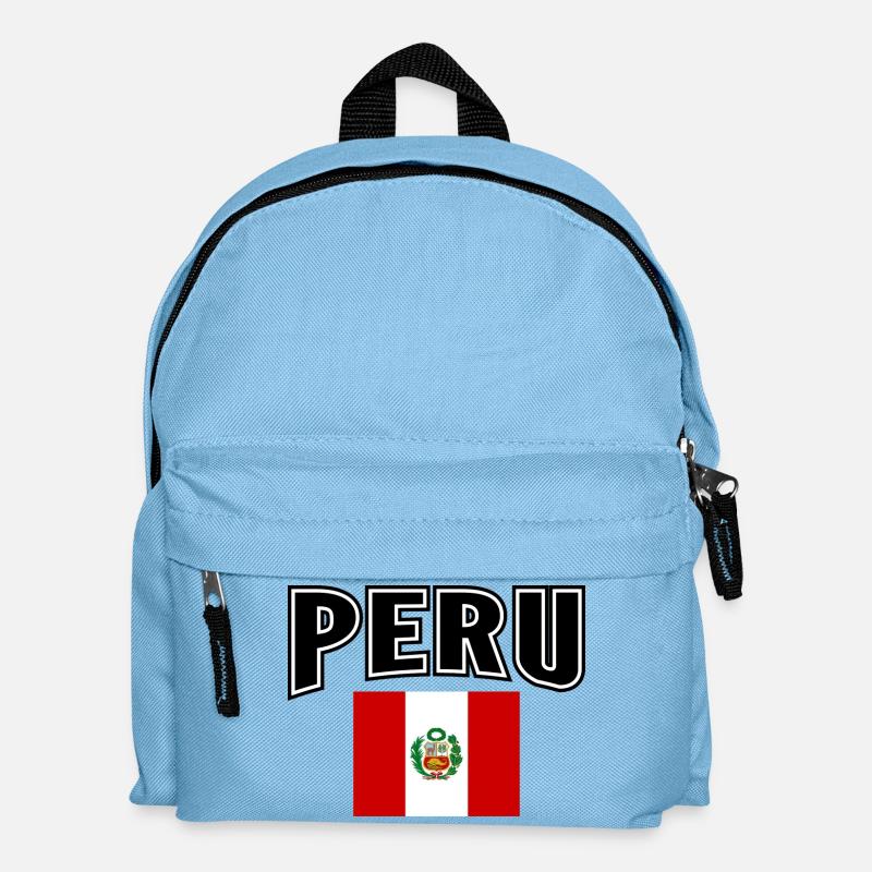 Pérou - Sac à dos Enfant - bleu clair