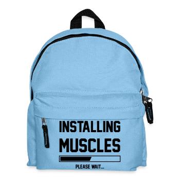 Muscles - Kids' Backpack - light blue - Front
