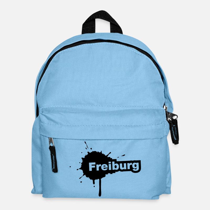 Freiburg Splatter - Kinder Rucksack - Hellblau