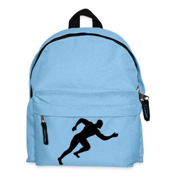 läufer - Kinder Rucksack - Hellblau - Vorne