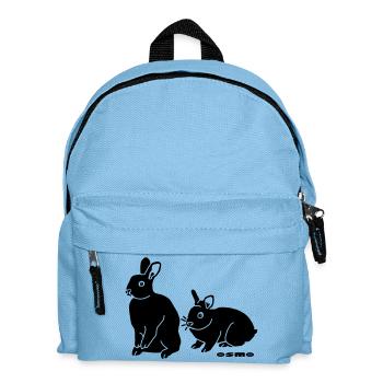 rabbits - Kids' Backpack - light blue - Front