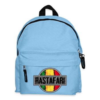 Design de drapeau rasta pour le streetwear - Sac à dos Enfant - bleu clair - Devant