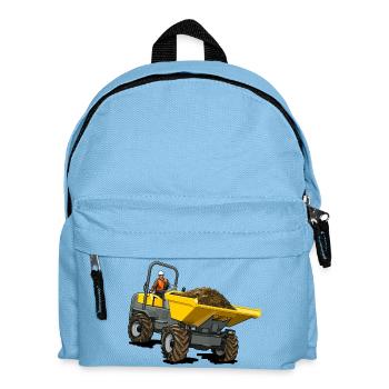 Dumper, front tipper - Kids' Backpack - light blue - Front
