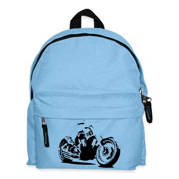 Motorcycle Chopper - Sac à dos Enfant - bleu clair - Devant
