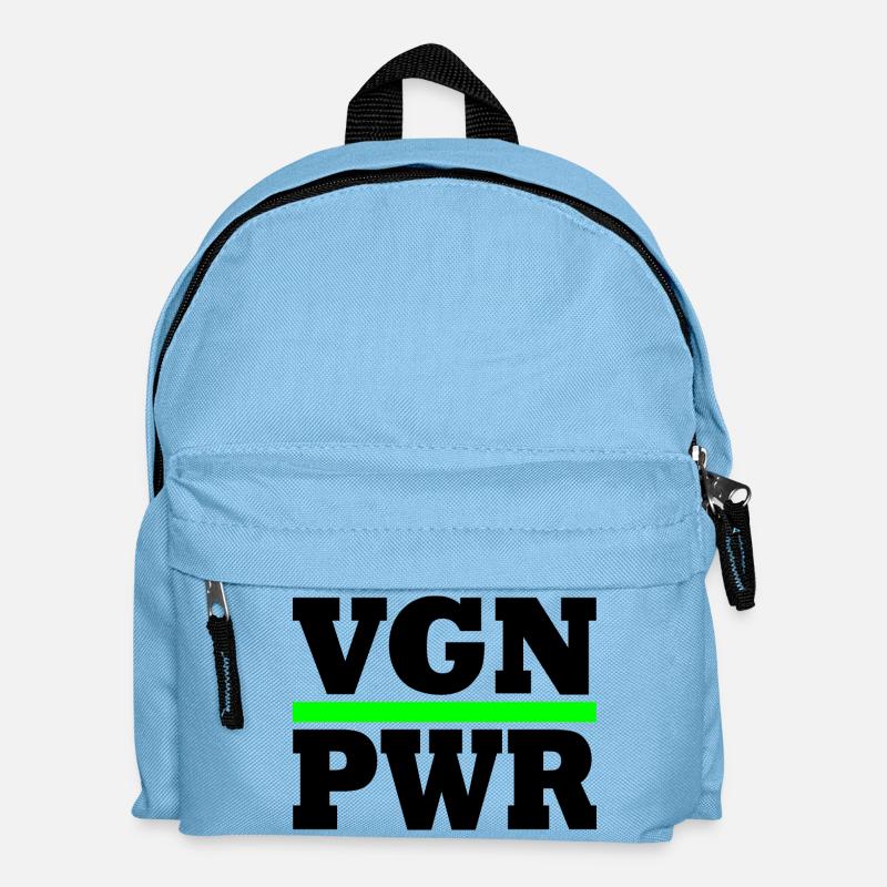 VGN PWR - Kinder Rucksack - Hellblau