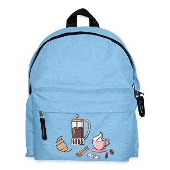 petit déjeuner - Sac à dos Enfant - bleu clair - Devant