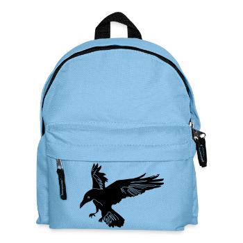 Rabe Hugin - Kinder Rucksack - Hellblau - Vorne