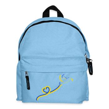Dove Ribbon Blue Yellow Peace - Kids' Backpack - light blue - Front