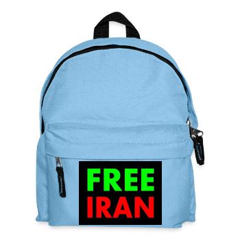 Free iran - Sac à dos Enfant - bleu clair - Devant