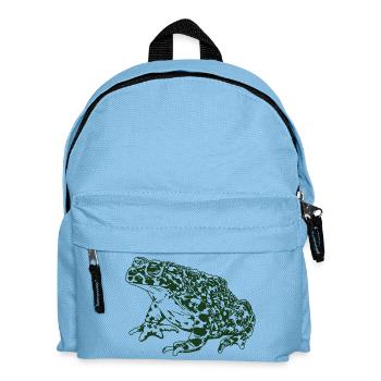 Crapaud Grenouille Graphique Amphibien Aquatique Grenouille Amoureux - Sac à dos Enfant - bleu clair - Devant