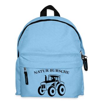 Traktor Statement Landleben Ackerbau Landwirt - Kinder Rucksack - Hellblau - Vorne