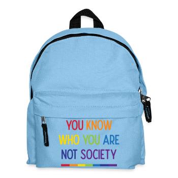 Live With Pride - Kids' Backpack - light blue - Front
