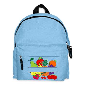 Boutique de logo de fruits ou producteur de fruits - Sac à dos Enfant - bleu clair - Devant