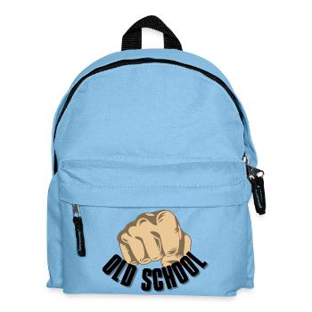 Oldschool - Kids' Backpack - light blue - Front