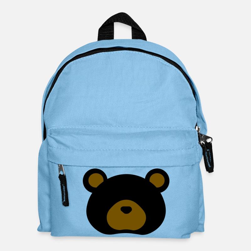 Black Bear - Kinder Rucksack - Hellblau