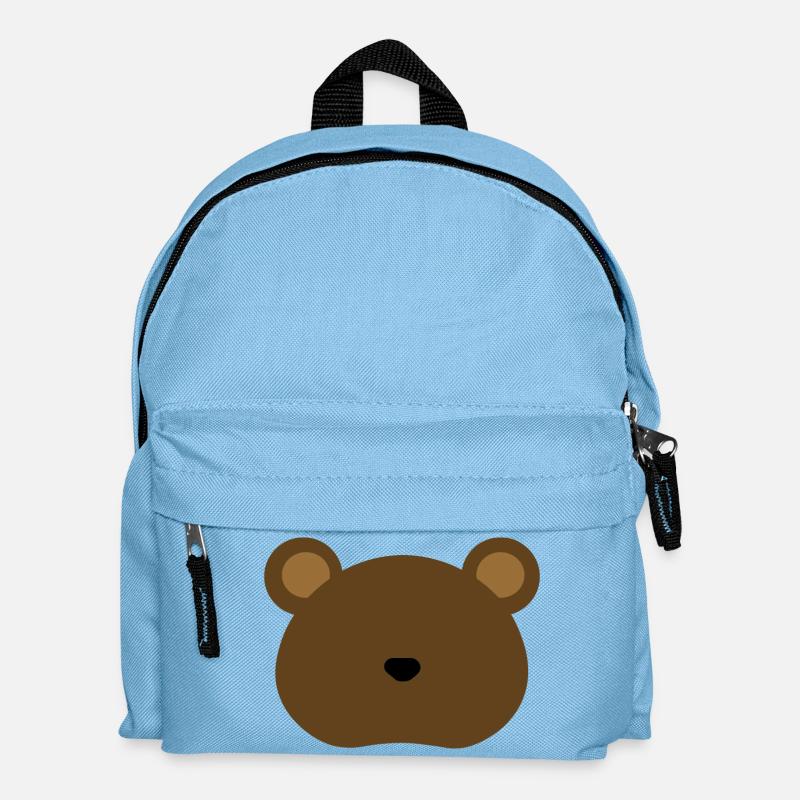 Grizzly Bear - Kinder Rucksack - Hellblau