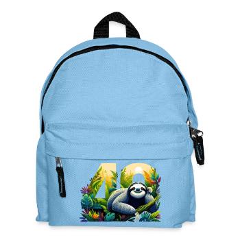 40 Jahre Faultier 40. Geburtstag Geschenk - Kinder Rucksack - Hellblau - Vorne