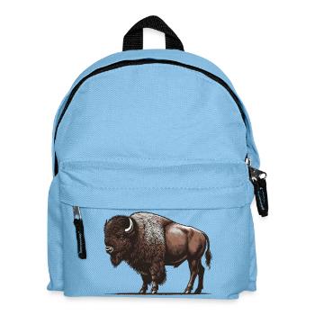 Bison - Kids' Backpack - light blue - Front