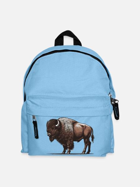 Bison - Kids' Backpack - light blue