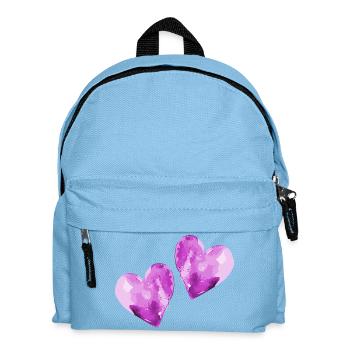 Herzen Verliebt Valentinstag - Kinder Rucksack - Hellblau - Vorne