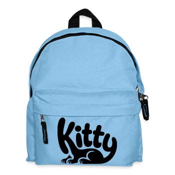 Kitty - Cute Pet Cat Design - Kids' Backpack - light blue - Front