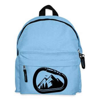 Mousquetons et montagnes – Outdoor Connection - Sac à dos Enfant - bleu clair - Devant