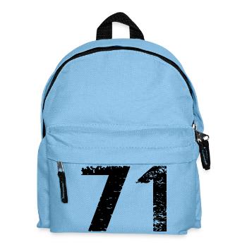 71 Number Jersey - Kids' Backpack - light blue - Front