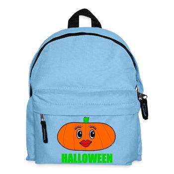 HALLOWEEN. PUMPKIN. HALLOWEEN PUMPKIN - Kids' Backpack - light blue - Front