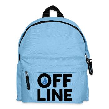 Hors ligne – Voile, Mer & Liberté, Skipper - Sac à dos Enfant - bleu clair - Devant