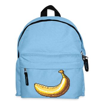 Pixel Banana Retro Pixel Art - Kids' Backpack - light blue - Front