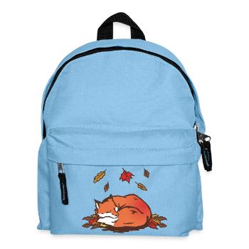 Fuchs im Herbst - Kinder Rucksack - Hellblau - Vorne