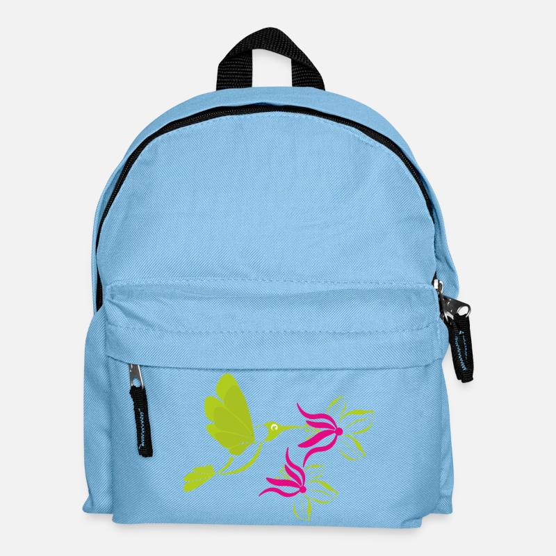 Kolibri_003 - Kinder Rucksack - Hellblau