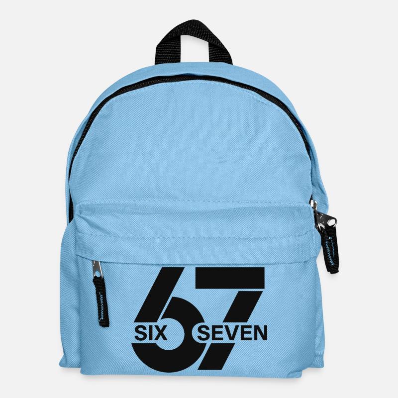 Six Seven Meme - Kinder Rucksack - Hellblau