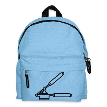 Presse-ail ou presse à spaetzle - Sac à dos Enfant - bleu clair - Devant