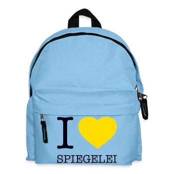 I love fried egg - Kids' Backpack - light blue - Front