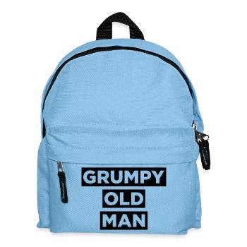 Grumpy Old Man - Kids' Backpack - light blue - Front