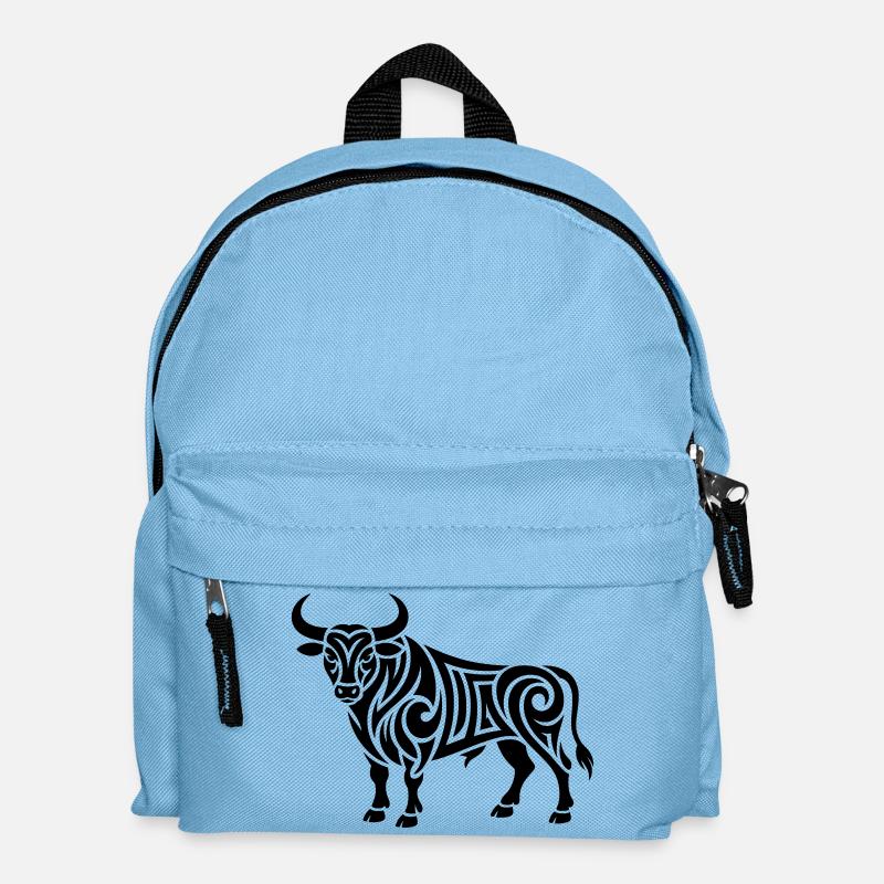 Just a Black Bull #3 | N-imal_Wears - Kinder Rucksack - Hellblau