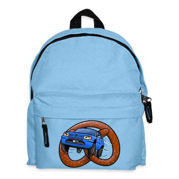 Pretzels on wheels - Kids' Backpack - light blue - Front