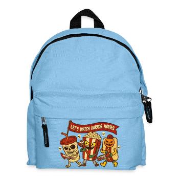 Scary Horror Movie Fans Halloween Horror Movie - Kids' Backpack - light blue - Front