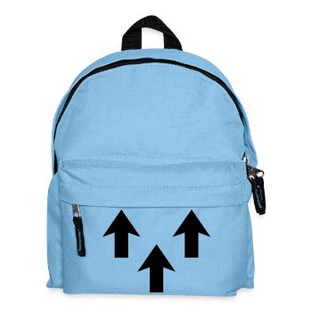 Arrows - Kids' Backpack - light blue - Front
