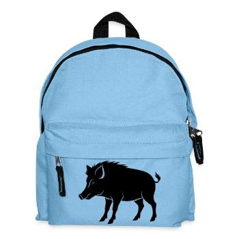 Boar - Kids' Backpack - light blue - Front