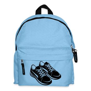 Tennisschuhe - Kinder Rucksack - Hellblau - Vorne