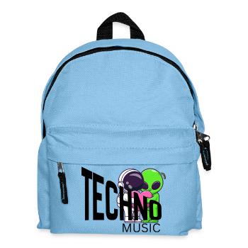 Alien Hug Duo Neon Glow - Kids' Backpack - light blue - Front
