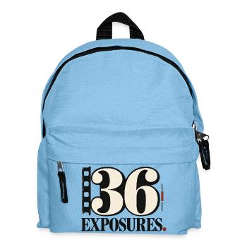 36 Exposures Analog Fotografie Shirt - Kinder Rucksack - Hellblau - Vorne