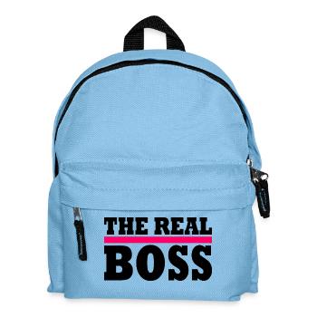 The real boss - Kids' Backpack - light blue - Front