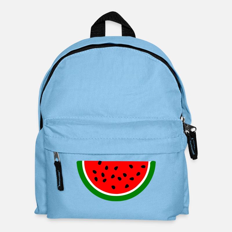 Wassermelone Melone - Kinder Rucksack - Hellblau