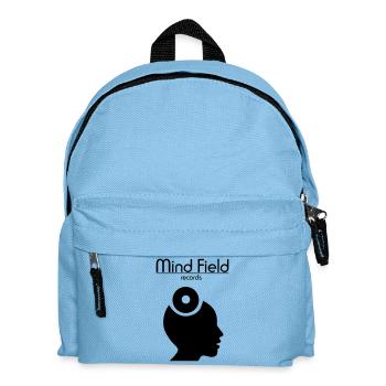 Mind Field Records - Custom Label Logo Design - Kinder Rucksack - Hellblau - Vorne