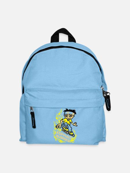 Asphalt-Brenner - Kinder Rucksack - Hellblau