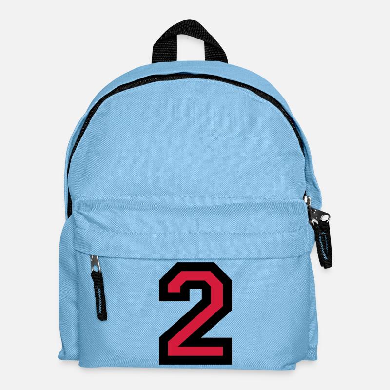The Number Two 2 - Kids' Backpack - light blue
